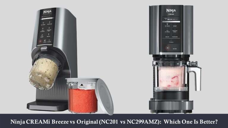 Ninja NC201 vs NC299AMZ Icecream Maker